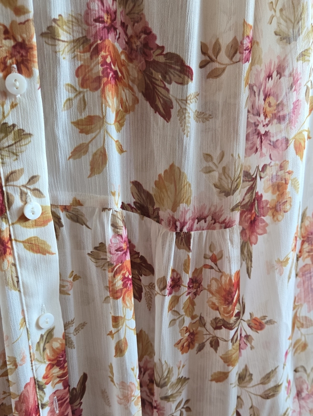 Ever New Sheer Floral Maxi Dress Size - Picture 4 of 9
